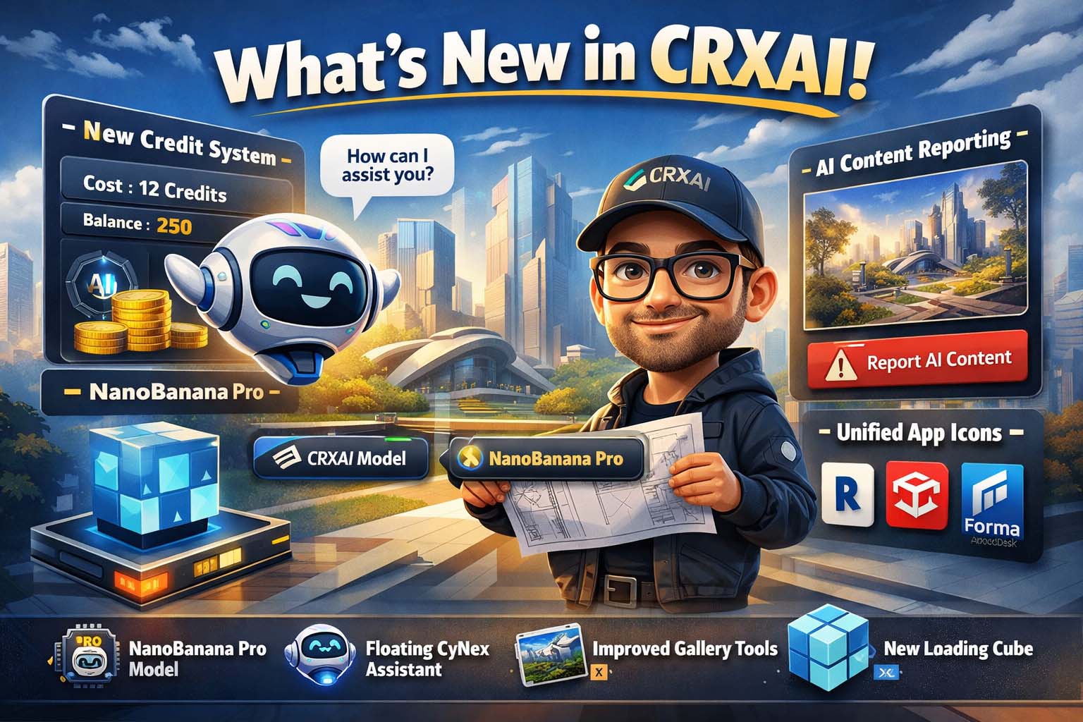 You are currently viewing CRXAI Update: New Credit System, NanoBanana Pro & AI Reporting